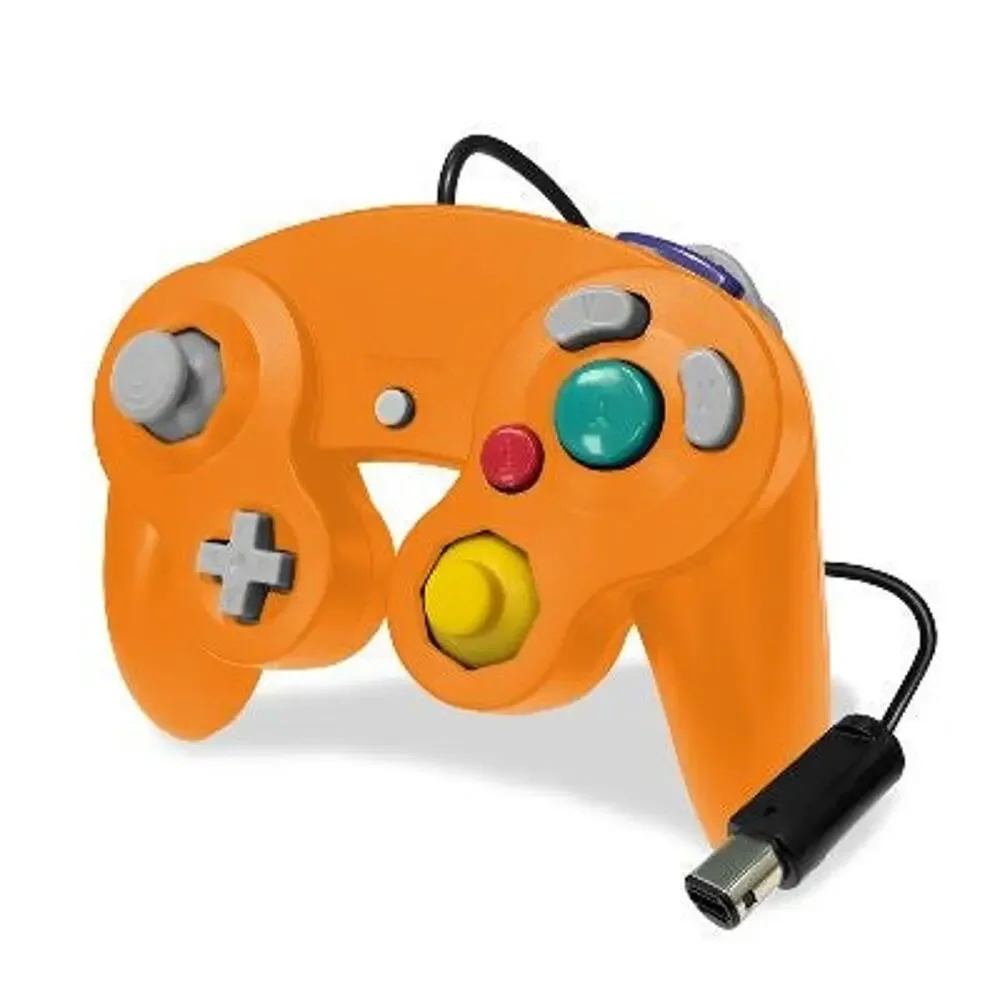 4 Gamecube Controllers - 4 Colors Bundle (NEW) Blue Yellow Orange Black Nintendo